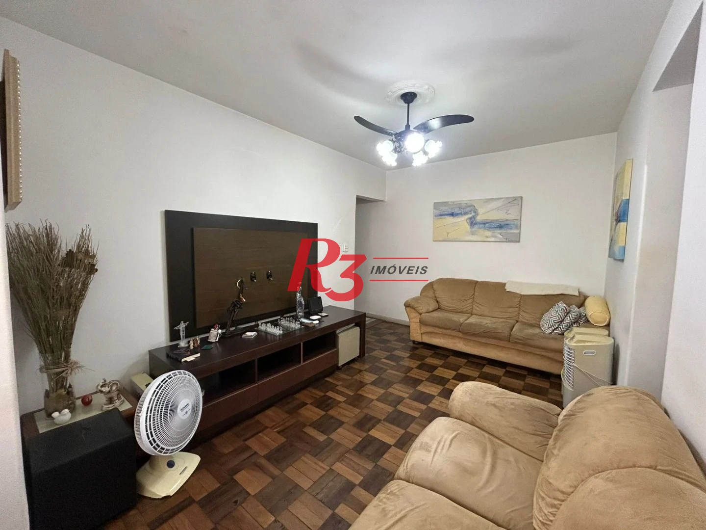 Apartamento com 3 dormitórios à venda, 97 m² por R$ 600.000,00 - Boqueirão - Santos/SP