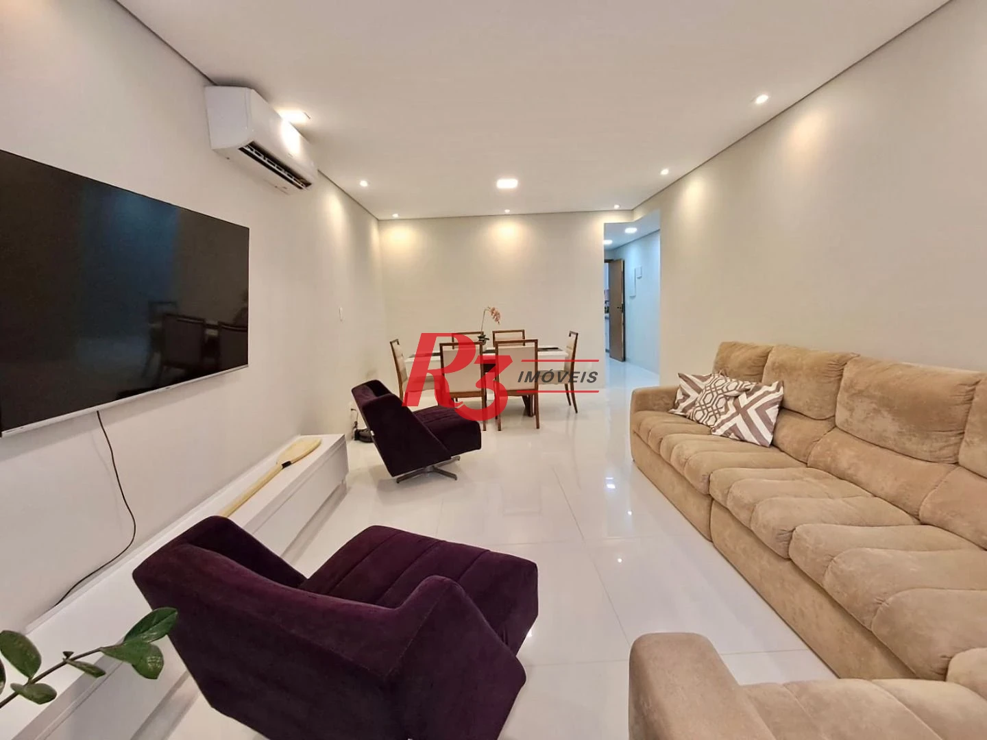 Apartamento com 3 dormitórios à venda, 127 m² por R$ 1.400.000,00 - Gonzaga - Santos/SP