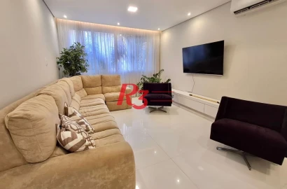 Apartamento com 3 dormitórios à venda, 127 m² por R$ 1.400.000,00 - Gonzaga - Santos/SP