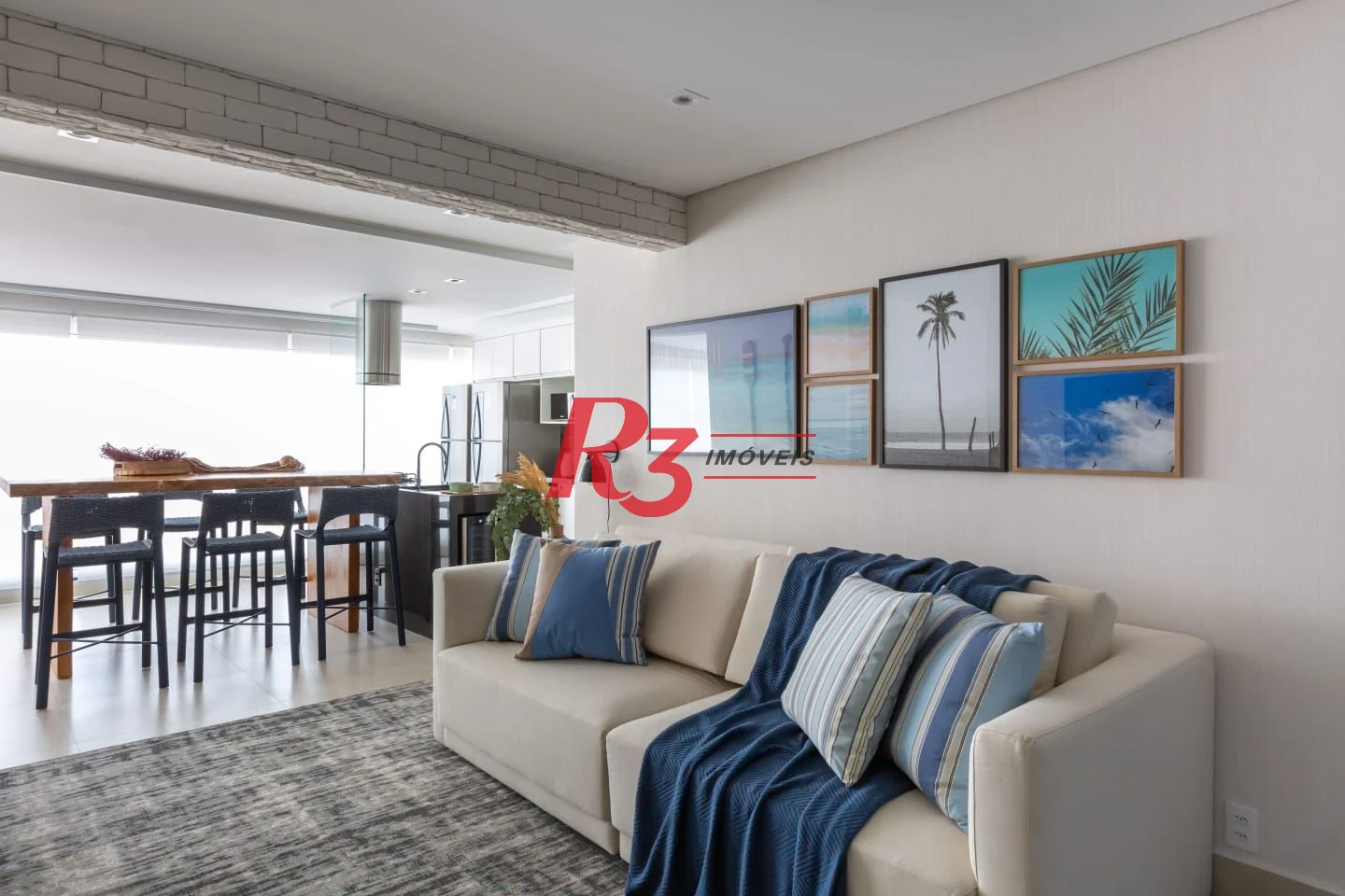 Apartamento com 3 dormitórios à venda, 104 m² por R$ 1.065.000,00 - Jardim Praiano - Guarujá/SP