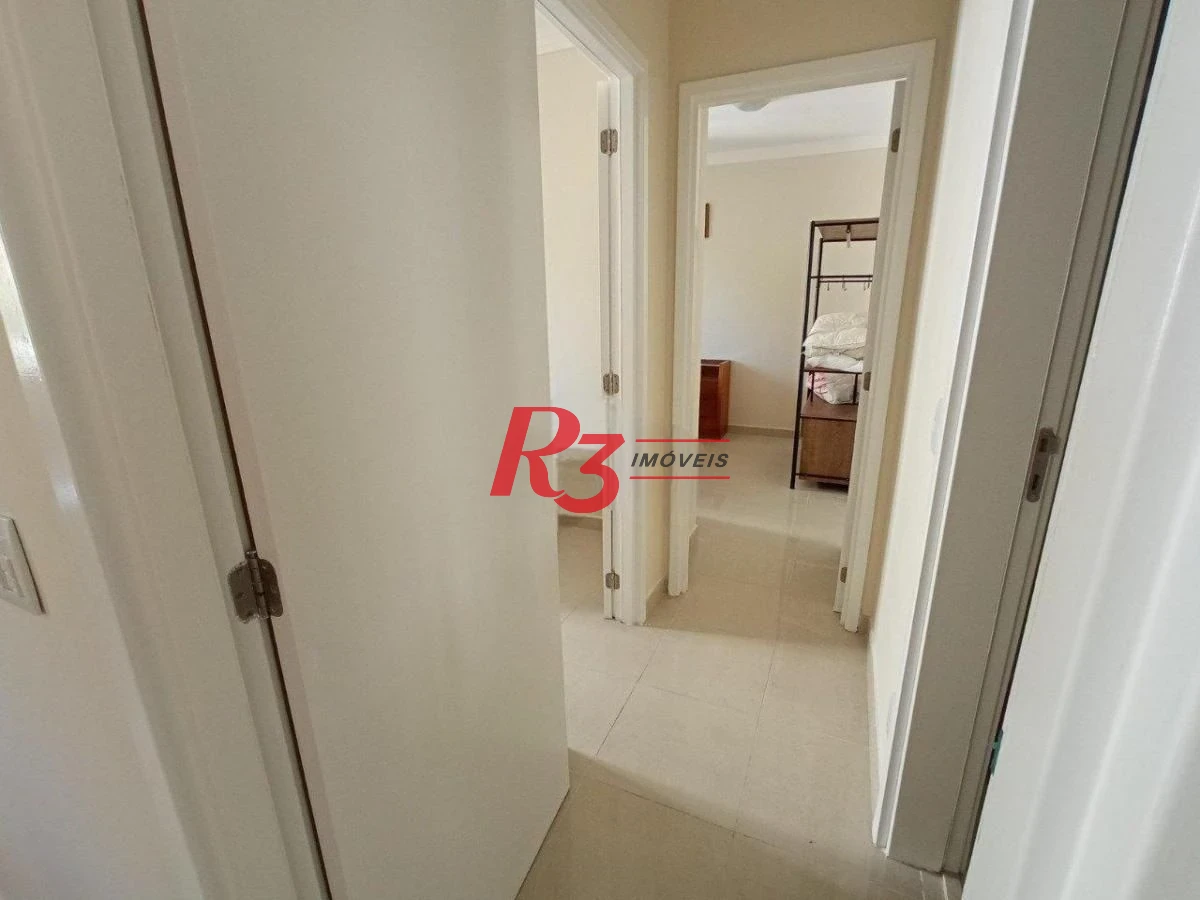 Apartamento com 2 dormitórios à venda, 85 m² por R$ 855.000,00 - Marapé - Santos/SP