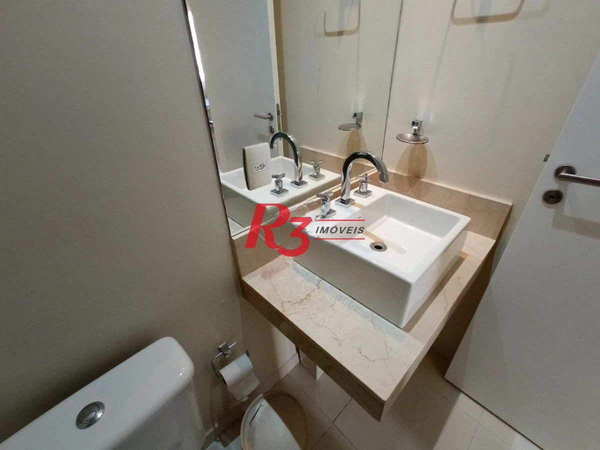 Apartamento com 2 dormitórios à venda, 85 m² por R$ 855.000,00 - Marapé - Santos/SP