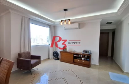 Apartamento com 3 dormitórios à venda, 180 m² por R$ 850.000,00 - Campo Grande - Santos/SP