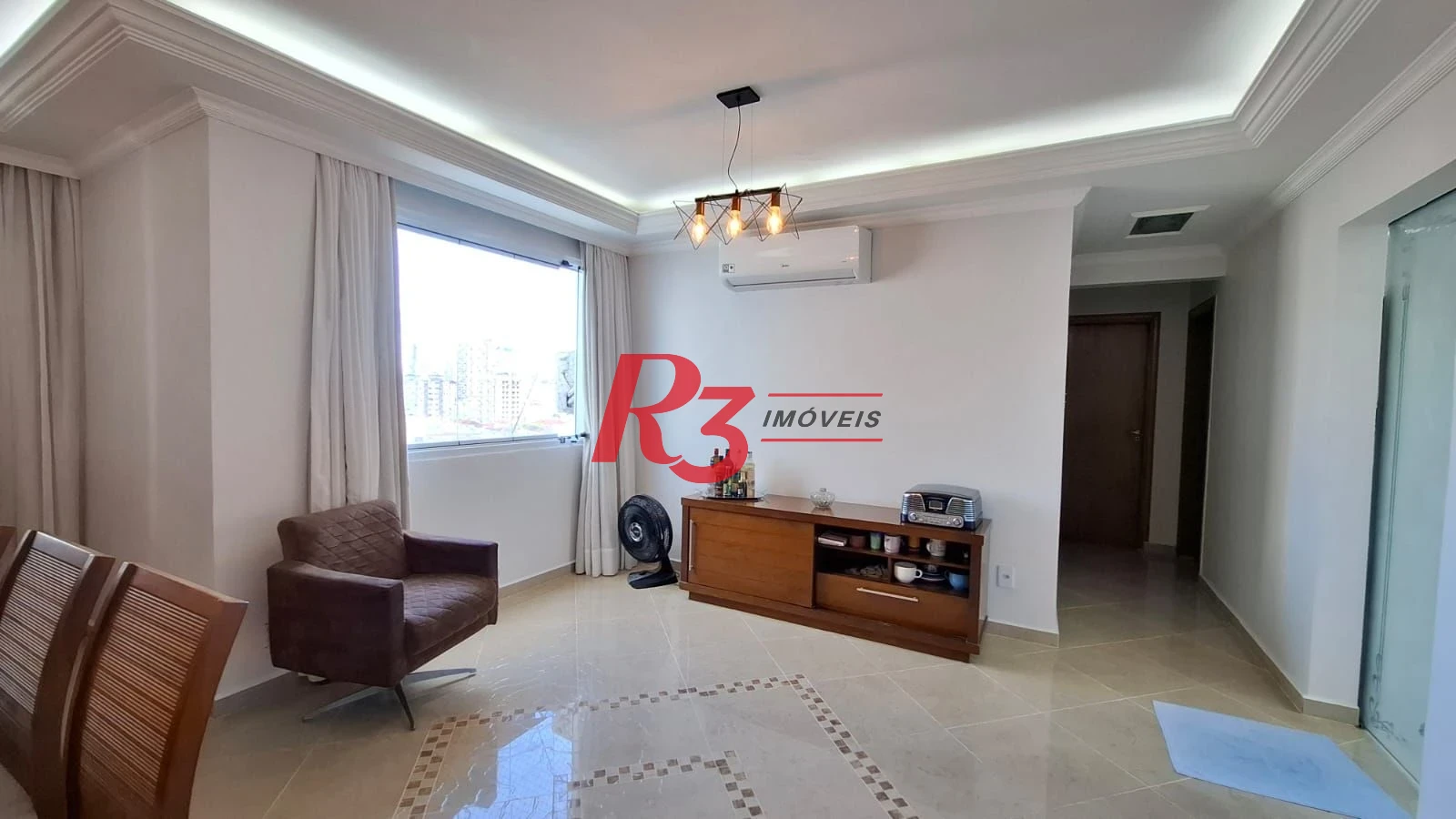 Apartamento com 3 dormitórios à venda, 180 m² por R$ 850.000,00 - Campo Grande - Santos/SP