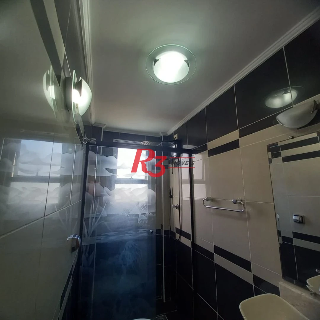 Apartamento com 3 dormitórios à venda, 180 m² por R$ 850.000,00 - Campo Grande - Santos/SP
