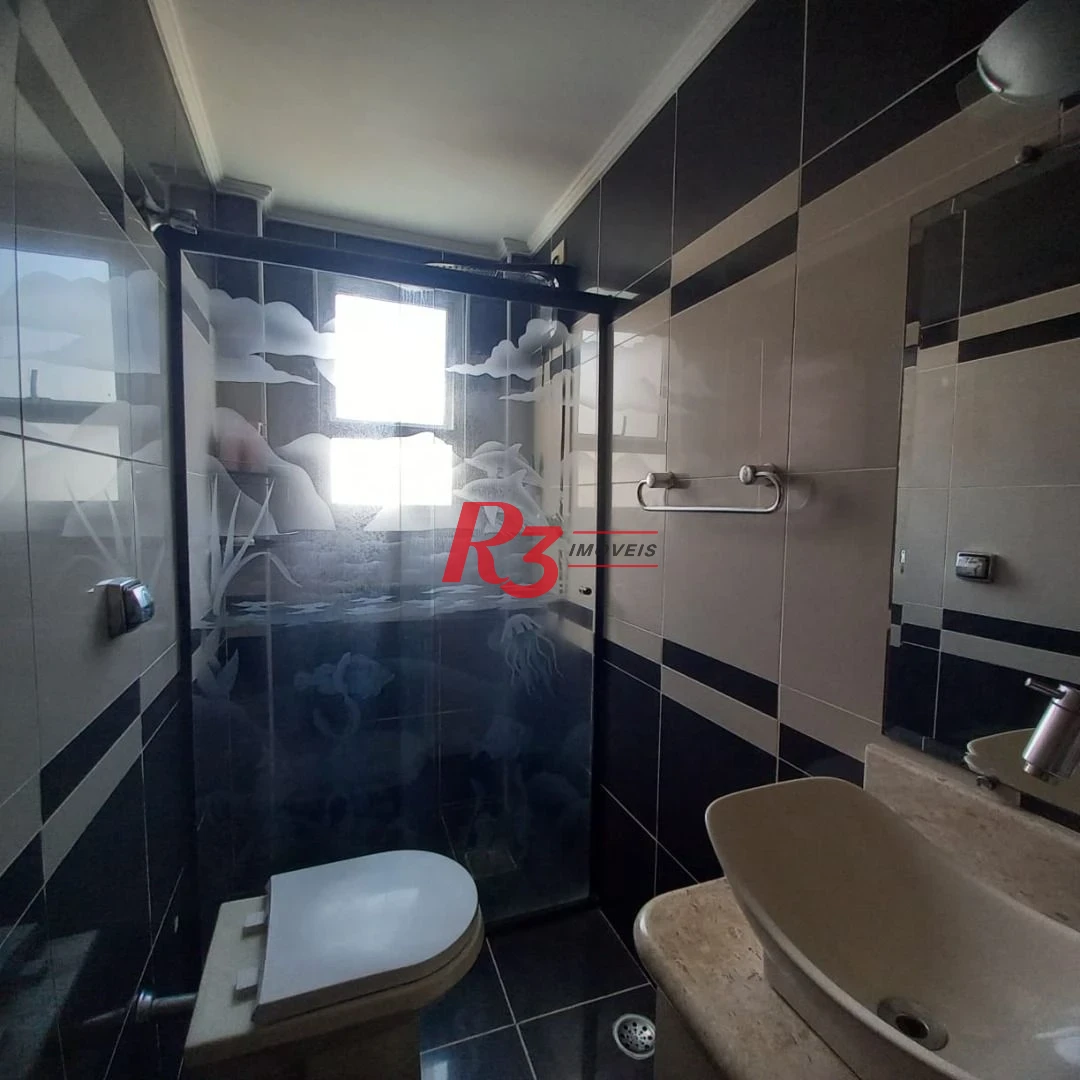 Apartamento com 3 dormitórios à venda, 180 m² por R$ 850.000,00 - Campo Grande - Santos/SP