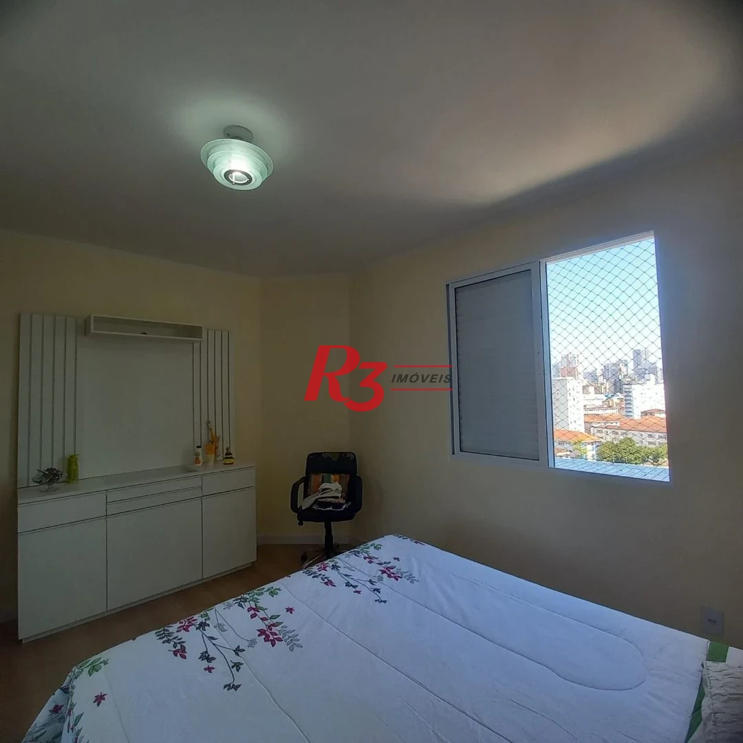 Apartamento com 3 dormitórios à venda, 180 m² por R$ 850.000,00 - Campo Grande - Santos/SP
