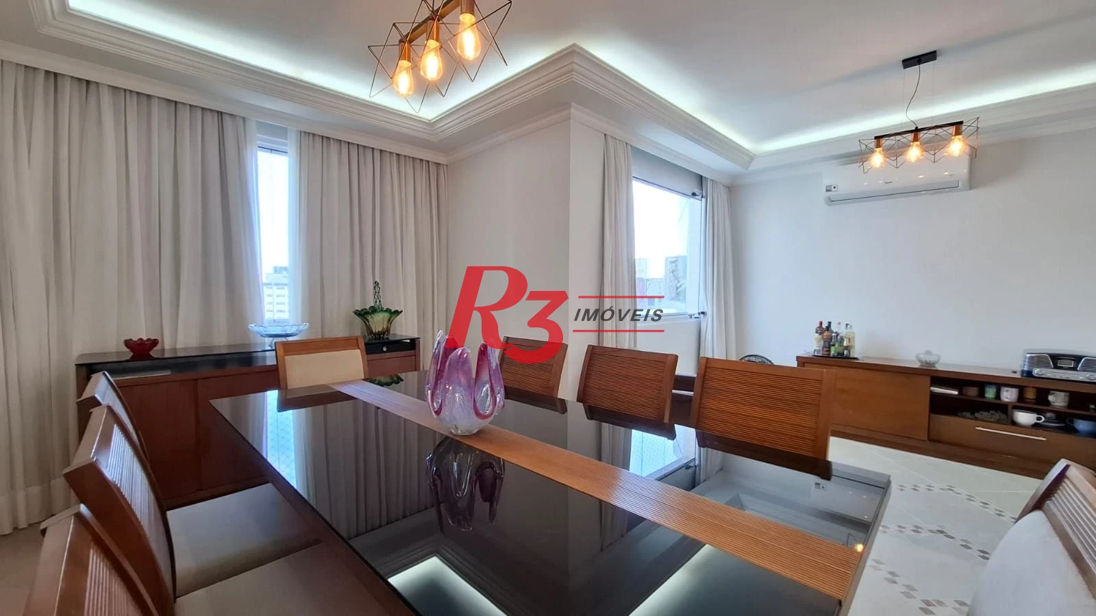Apartamento com 3 dormitórios à venda, 180 m² por R$ 850.000,00 - Campo Grande - Santos/SP
