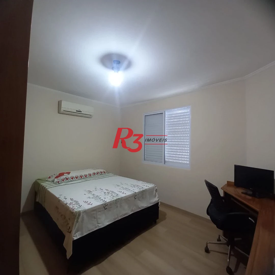 Apartamento com 3 dormitórios à venda, 180 m² por R$ 850.000,00 - Campo Grande - Santos/SP