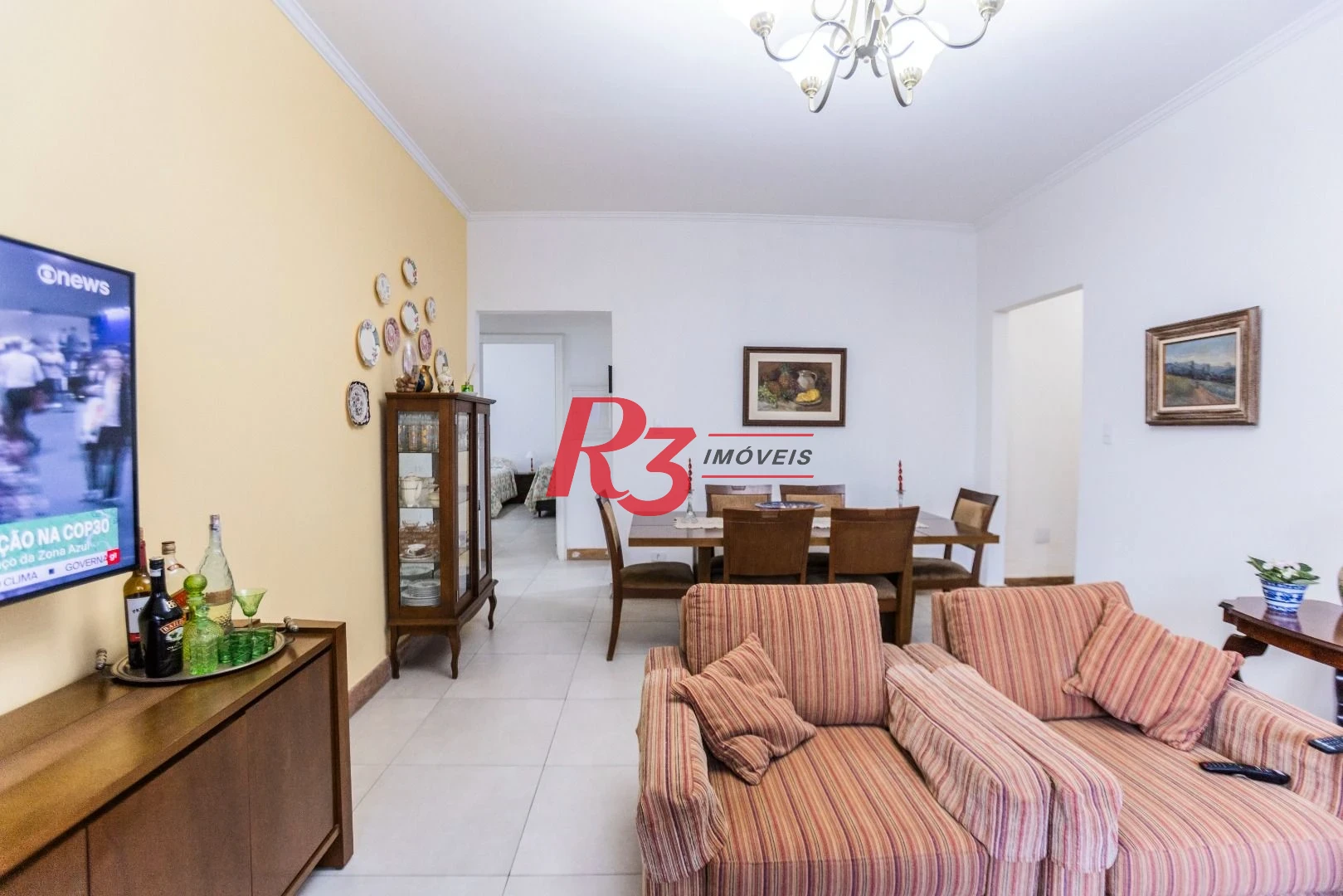 Apartamento com 2 dormitórios para alugar, 115 m² por R$ 6.000,00/mês - Boqueirão - Santos/SP