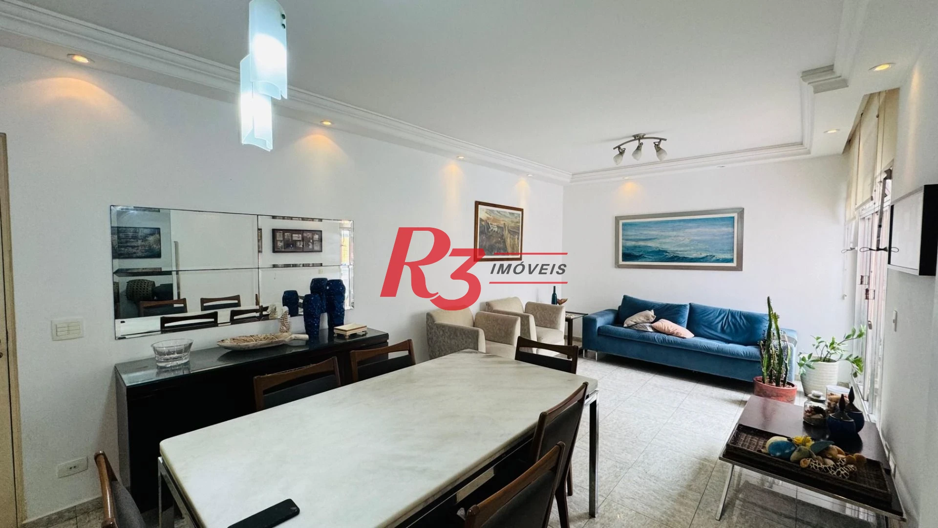 Apartamento com 3 dormitórios à venda, 140 m² por R$ 850.000,00 - Ponta da Praia - Santos/SP