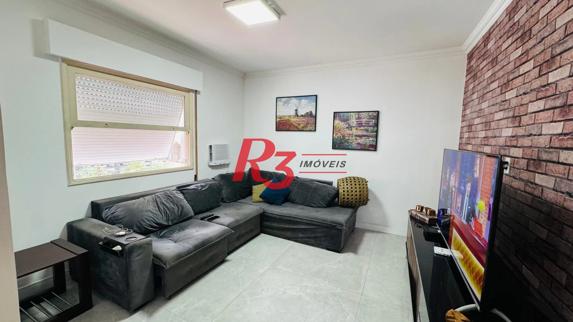 Apartamento com 3 dormitórios à venda, 140 m² por R$ 850.000,00 - Ponta da Praia - Santos/SP