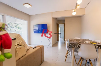 Apartamento à venda, 64 m² por R$ 640.000,00 - Marapé - Santos/SP
