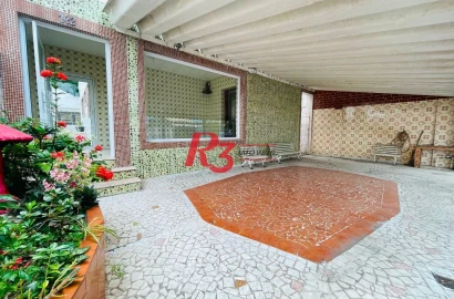 Sobrado para alugar, 250 m² por R$ 9.000,00/mês - Aparecida - Santos/SP