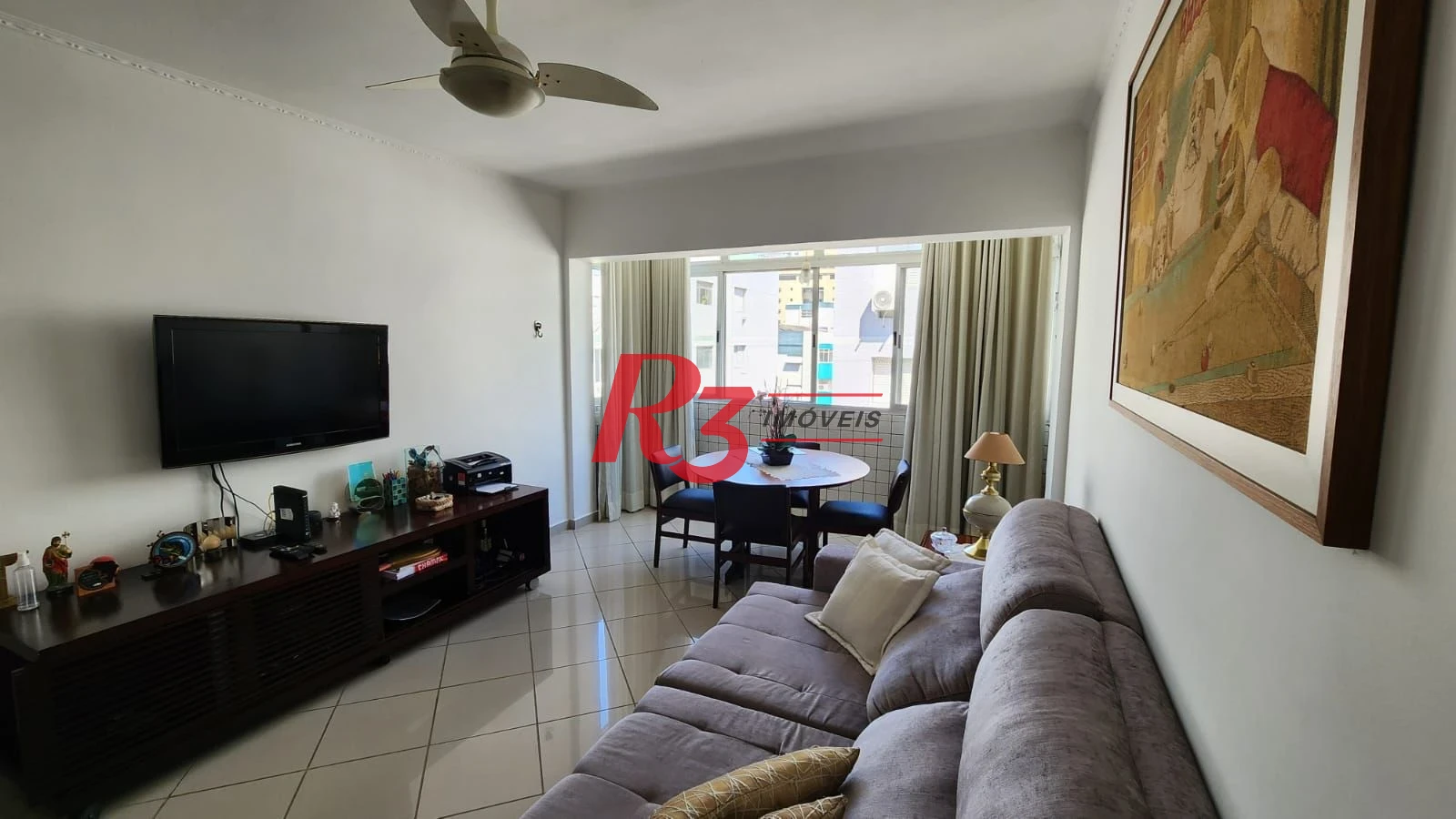 Apartamento com 2 dormitórios para alugar, 77 m² por R$ 4.300,00/mês - Ponta da Praia - Santos/SP