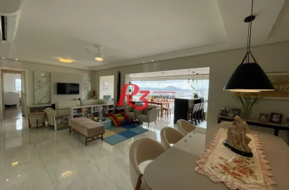 Apartamento com 3 dormitórios à venda, 155 m² por R$ 2.380.000,00 - Embaré - Santos/SP
