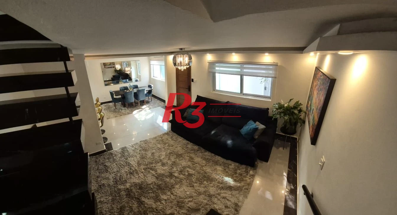 Sobrado à venda, 156 m² por R$ 1.385.000,00 - Embaré - Santos/SP