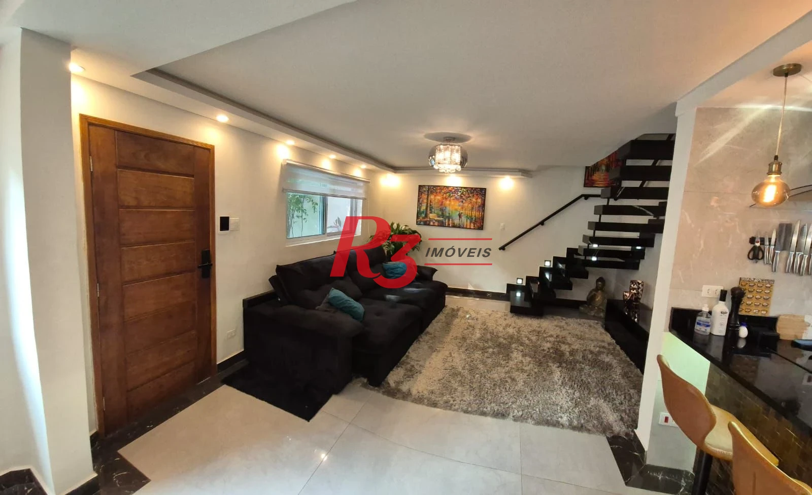 Sobrado à venda, 156 m² por R$ 1.385.000,00 - Embaré - Santos/SP