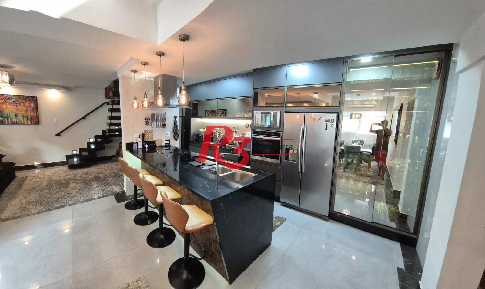 Sobrado à venda, 156 m² por R$ 1.385.000,00 - Embaré - Santos/SP