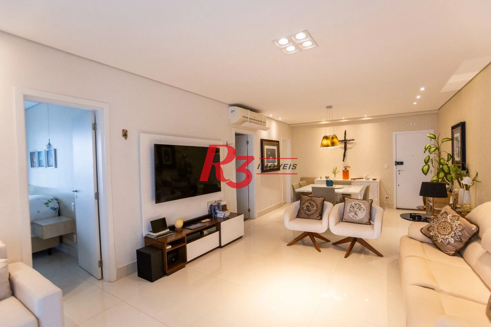 Apartamento com 1 dormitório à venda, 96 m² por R$ 1.710.000,00 - Aparecida - Santos/SP