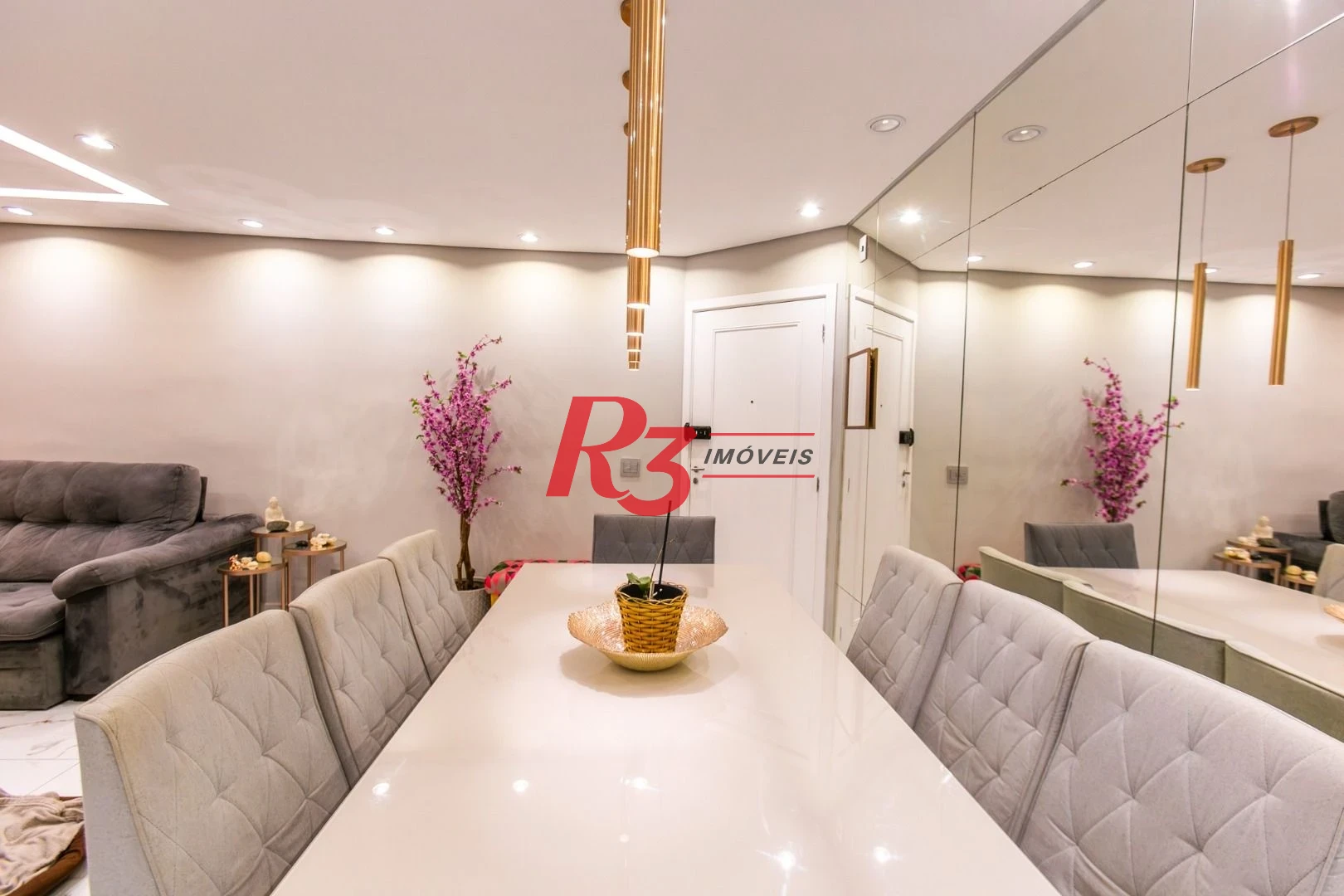 Apartamento com 3 dormitórios à venda, 84 m² por R$ 840.000,00 - Marapé - Santos/SP