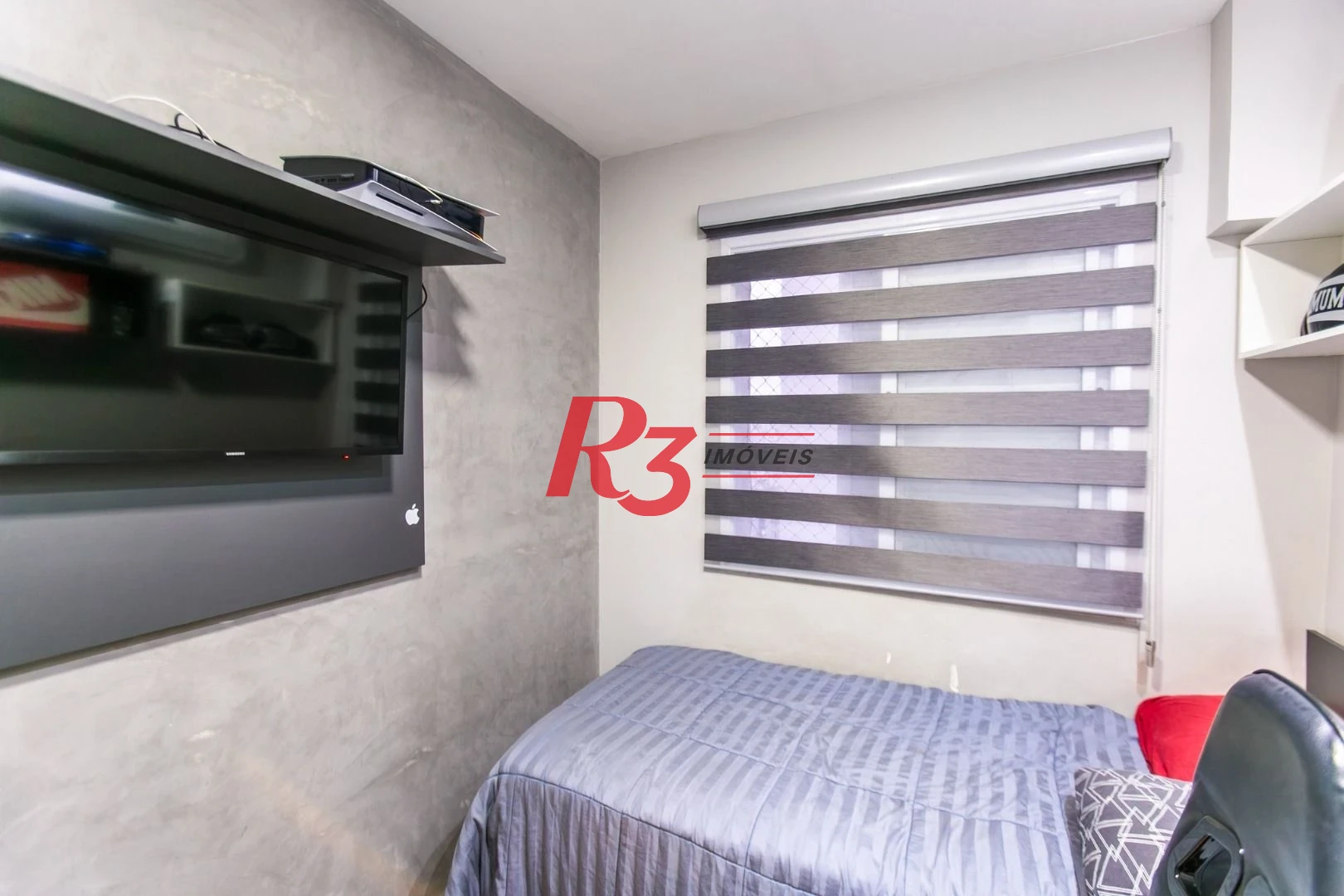Apartamento com 3 dormitórios à venda, 84 m² por R$ 840.000,00 - Marapé - Santos/SP