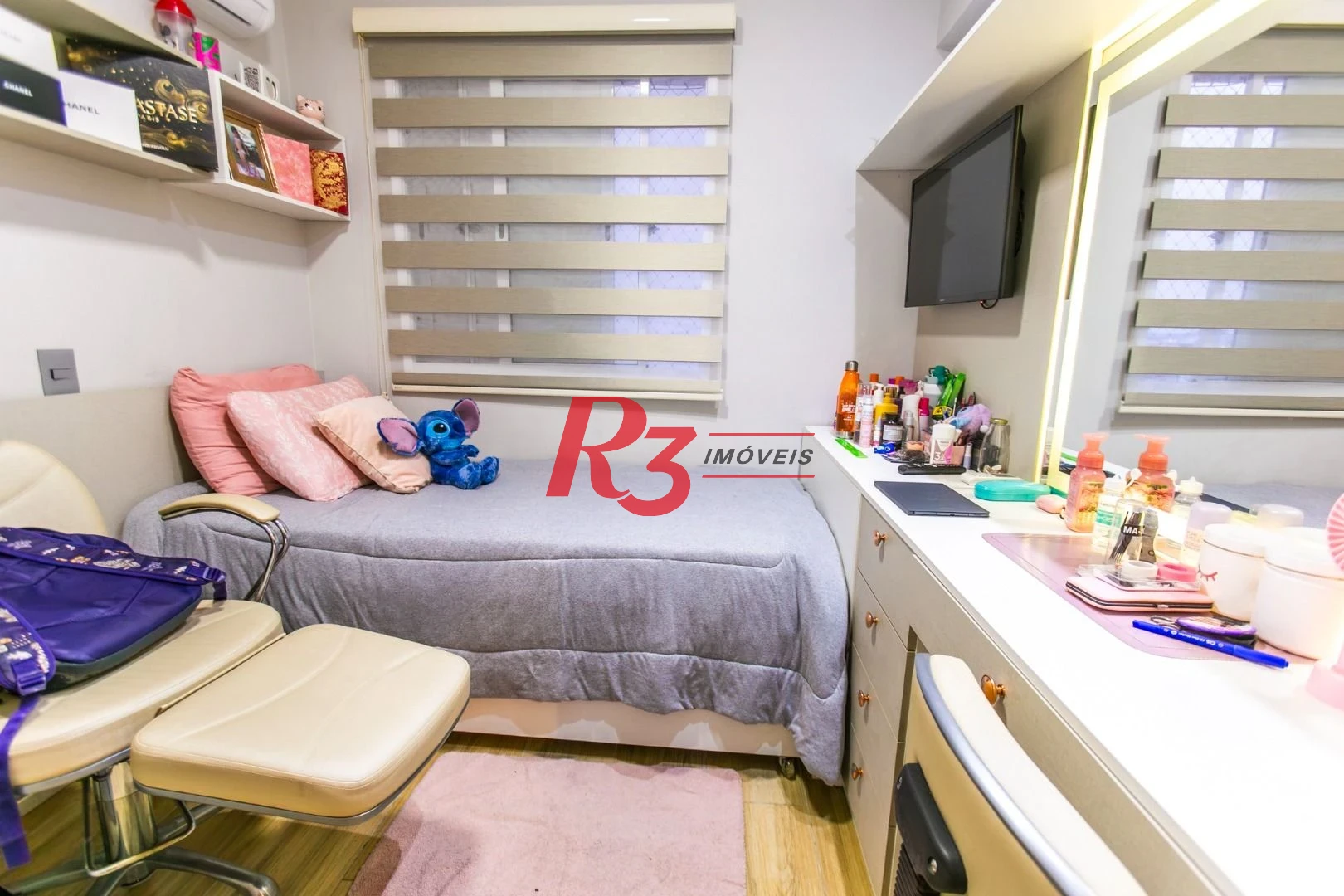 Apartamento com 3 dormitórios à venda, 84 m² por R$ 840.000,00 - Marapé - Santos/SP