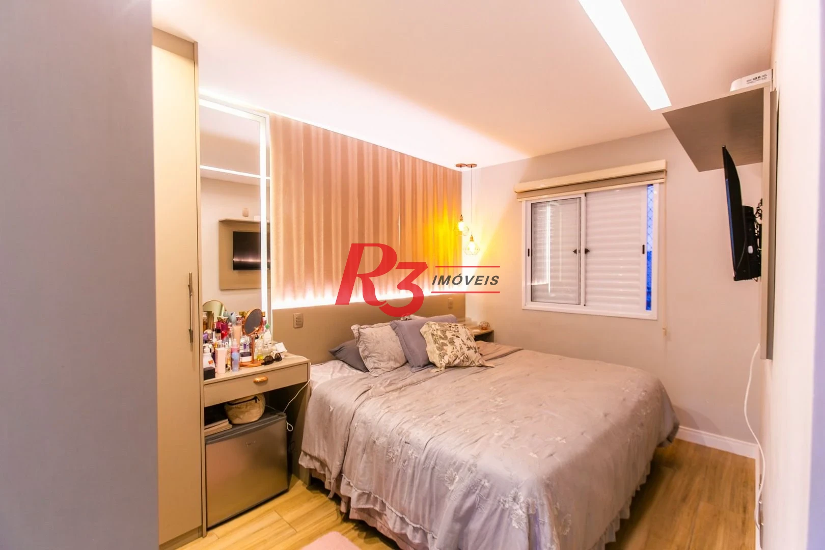Apartamento com 3 dormitórios à venda, 84 m² por R$ 840.000,00 - Marapé - Santos/SP