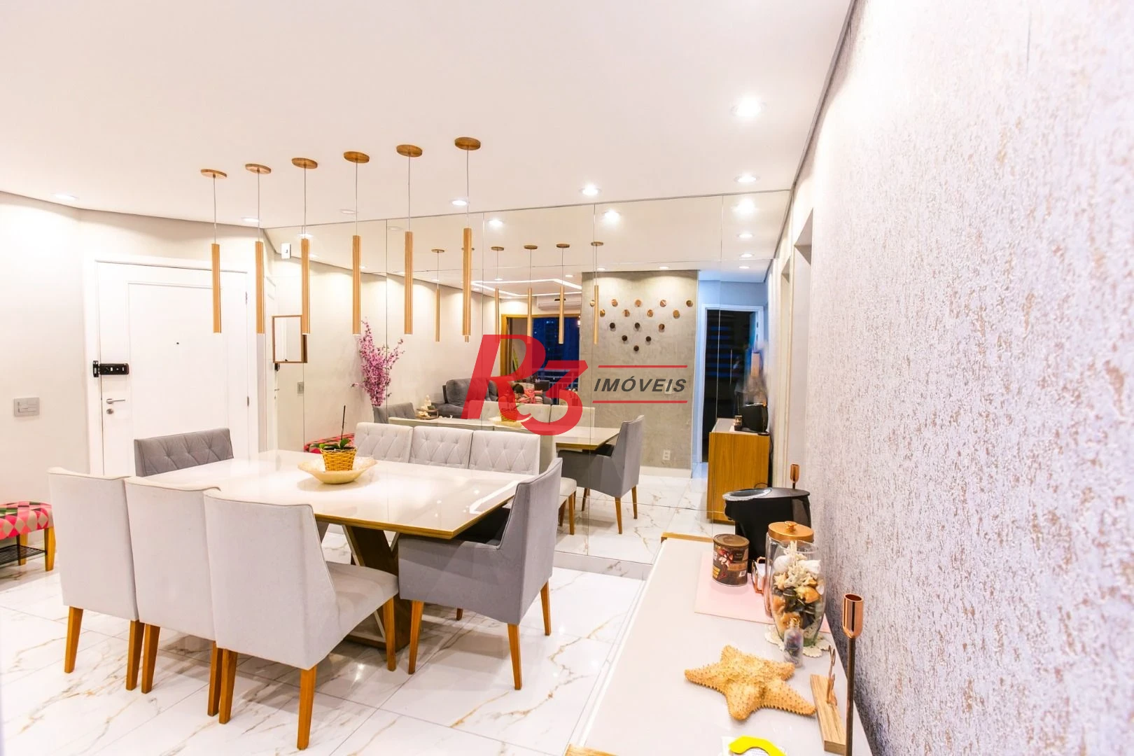 Apartamento com 3 dormitórios à venda, 84 m² por R$ 840.000,00 - Marapé - Santos/SP