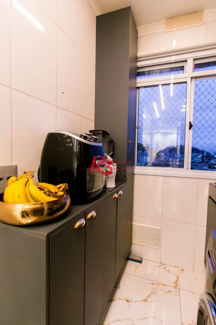Apartamento com 3 dormitórios à venda, 84 m² por R$ 840.000,00 - Marapé - Santos/SP