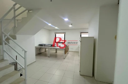 Sala para alugar, 85 m² por R$ 7.500,00/mês - Boqueirão - Santos/SP