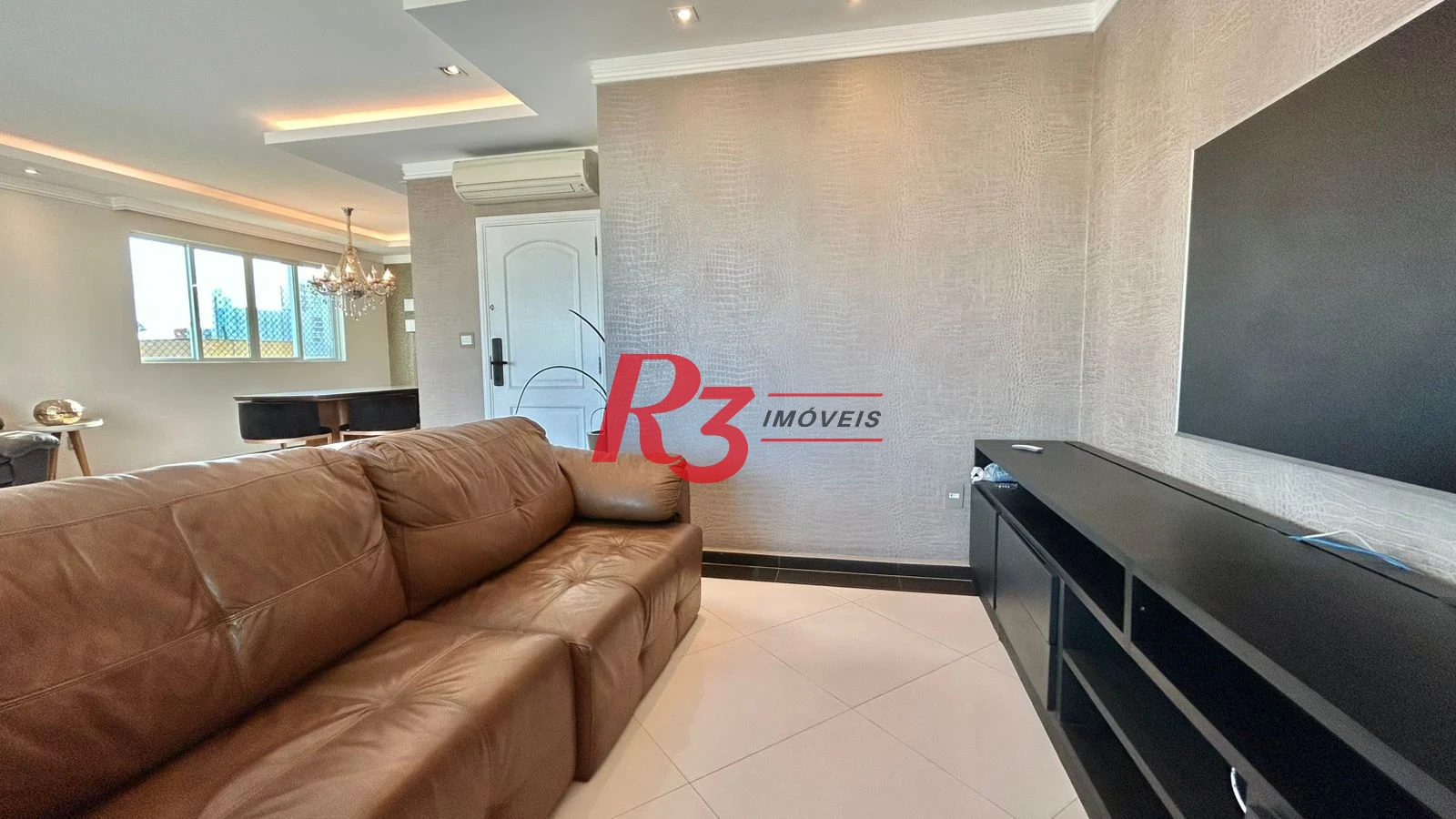 Apartamento com 3 dormitórios para alugar, 198 m² por R$ 16.000,00/mês - Gonzaga - Santos/SP