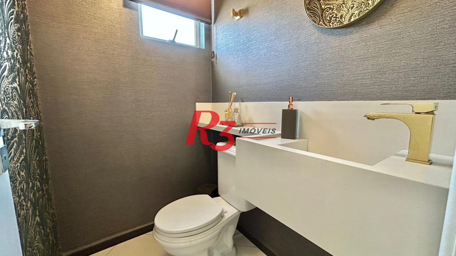 Apartamento com 3 dormitórios para alugar, 198 m² por R$ 16.000,00/mês - Gonzaga - Santos/SP