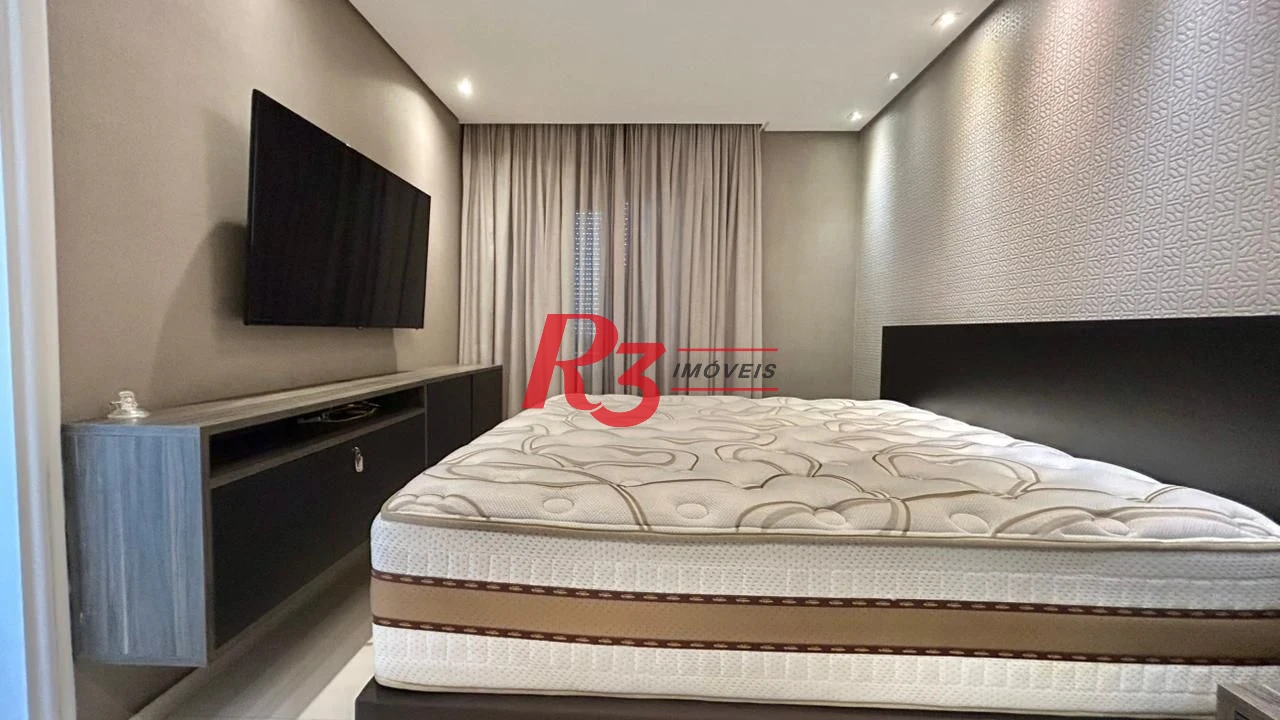 Apartamento com 3 dormitórios para alugar, 198 m² por R$ 16.000,00/mês - Gonzaga - Santos/SP
