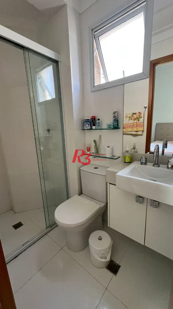 Apartamento com 3 dormitórios à venda, 124 m² por R$ 2.000.000,00 - Boqueirão - Santos/SP
