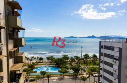 Apartamento com 3 dormitórios à venda, 163 m² por R$ 2.150.000,00 - Aparecida - Santos/SP