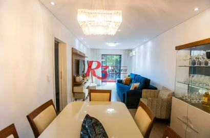 Apartamento à venda, 124 m² por R$ 920.000,00 - Gonzaga - Santos/SP