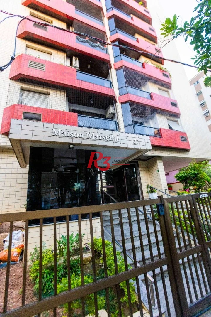 Apartamento à venda, 124 m² por R$ 920.000,00 - Gonzaga - Santos/SP