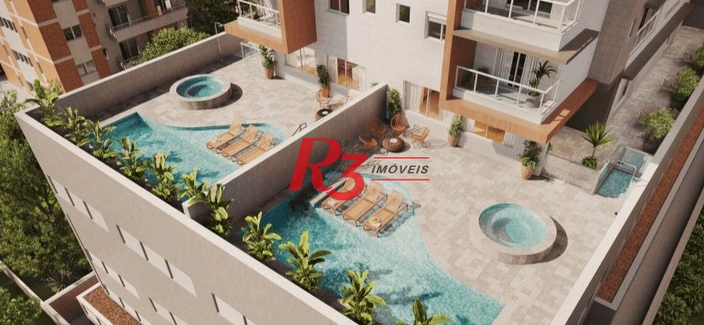 Apartamento com 2 dormitórios à venda, 92 m² por R$ 1.850.000,00 - Embaré - Santos/SP