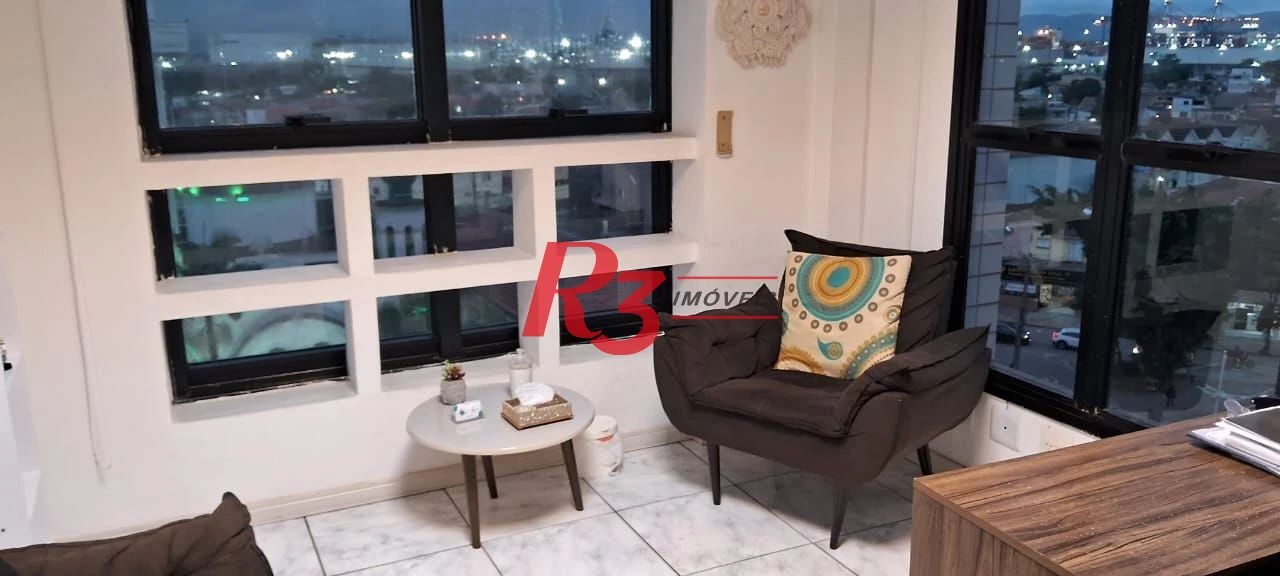 Sala à venda, 80 m² por R$ 380.000,00 - Embaré - Santos/SP