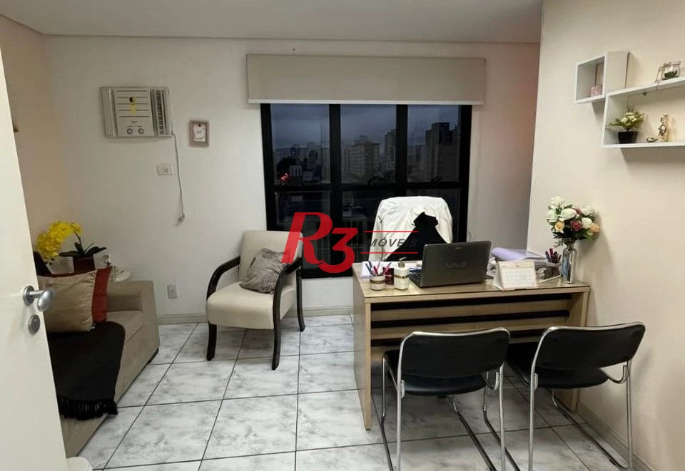 Sala à venda, 80 m² por R$ 380.000,00 - Embaré - Santos/SP