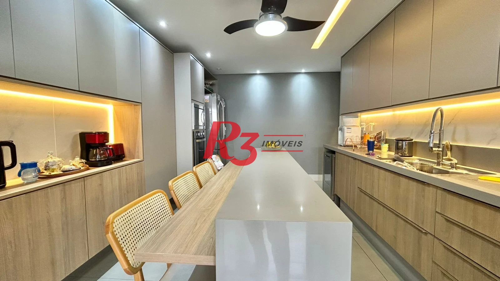 Apartamento à venda, 206 m² por R$ 1.800.000,00 - Aparecida - Santos/SP