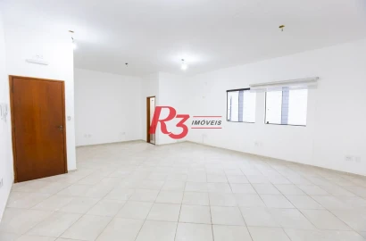 Sala para alugar, 48 m² por R$ 3.000,00/mês - Vila Mathias - Santos/SP