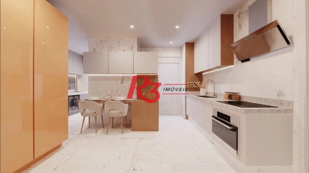 Apartamento com 3 dormitórios à venda, 218 m² por R$ 5.800.000,00 - Ponta da Praia - Santos/SP