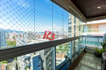 Apartamento à venda, 138 m² por R$ 1.550.000,00 - Boqueirão - Santos/SP