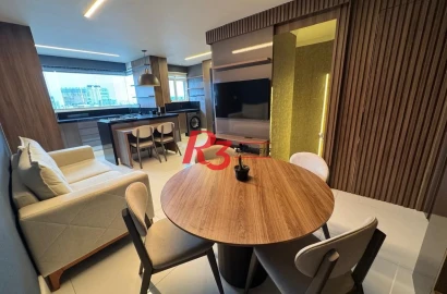 Apartamento Duplex com 3 dormitórios à venda, 115 m² por R$ 1.710.000,00 - Pompéia - Santos/SP