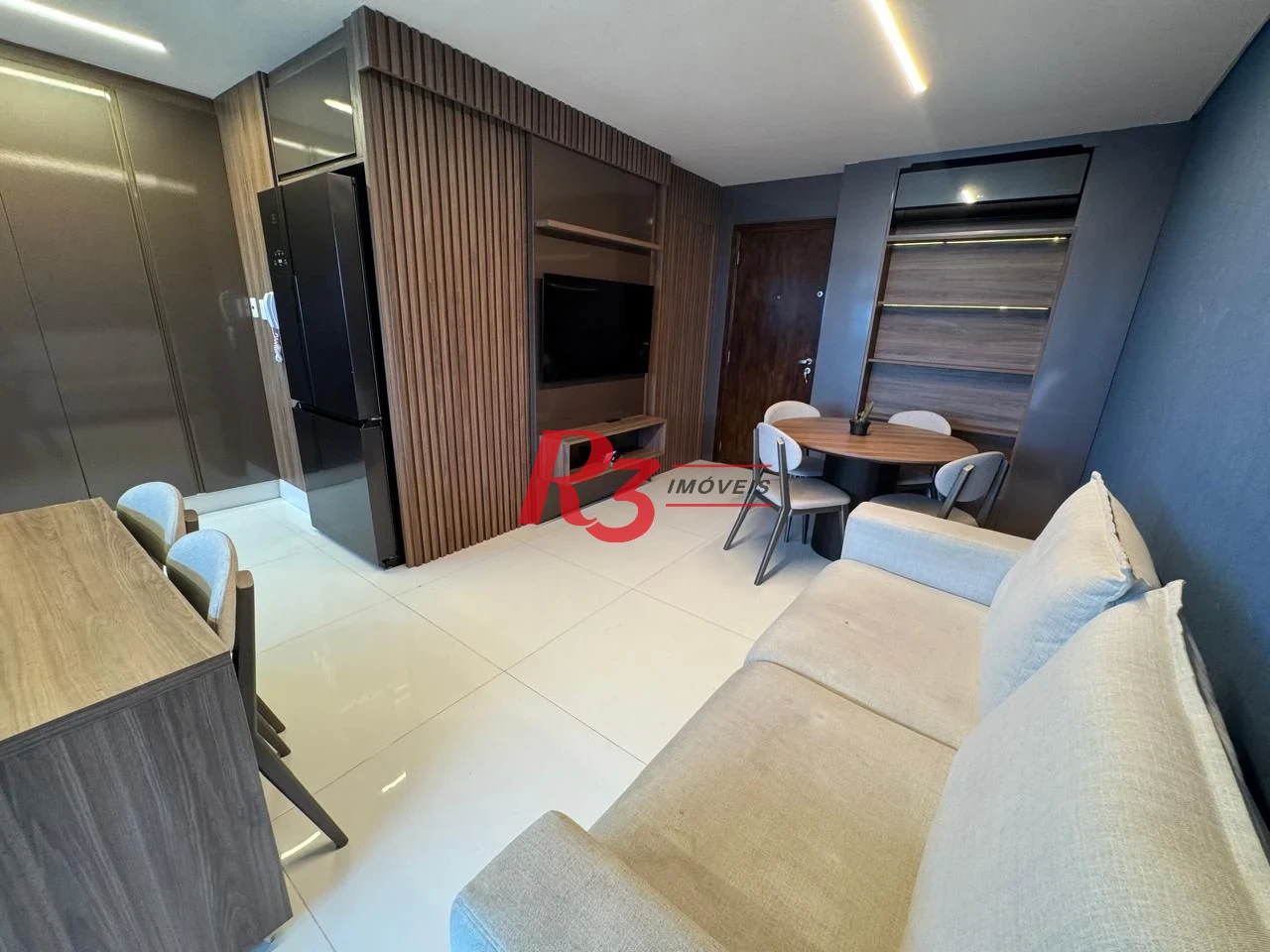 Apartamento Duplex com 3 dormitórios à venda, 115 m² por R$ 1.710.000,00 - Pompéia - Santos/SP