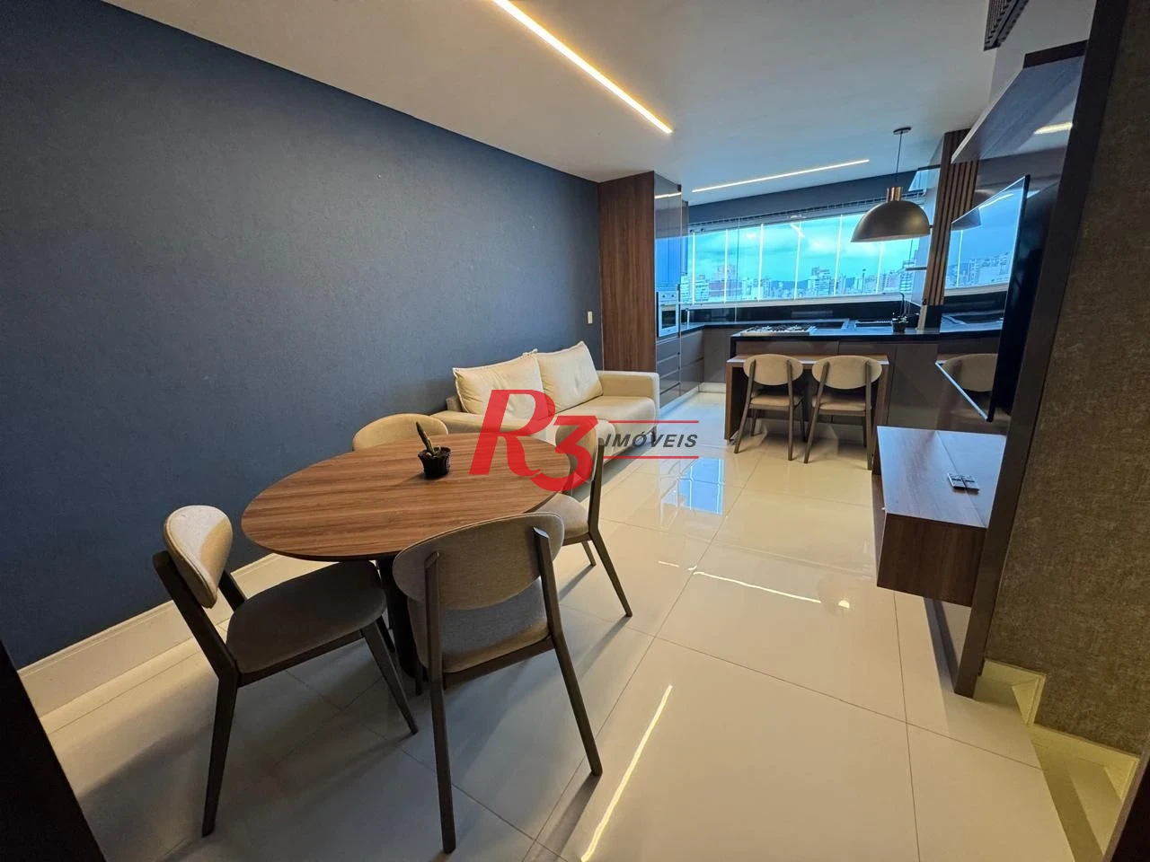 Apartamento Duplex com 3 dormitórios à venda, 115 m² por R$ 1.710.000,00 - Pompéia - Santos/SP