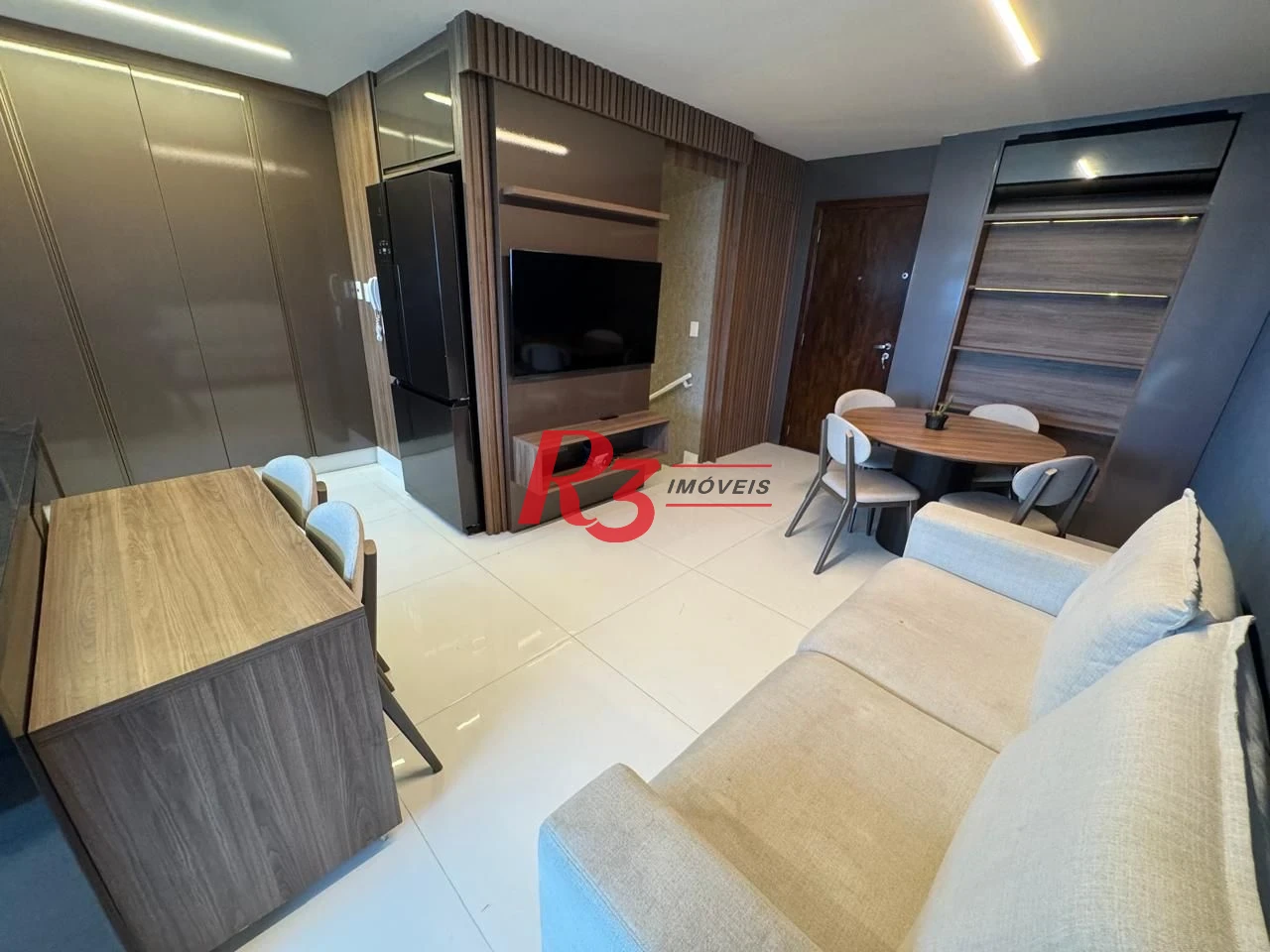 Apartamento Duplex com 3 dormitórios à venda, 115 m² por R$ 1.710.000,00 - Pompéia - Santos/SP