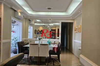 Apartamento com 3 dormitórios à venda, 128 m² por R$ 780.000,00 - Canto do Forte - Praia Grande/SP